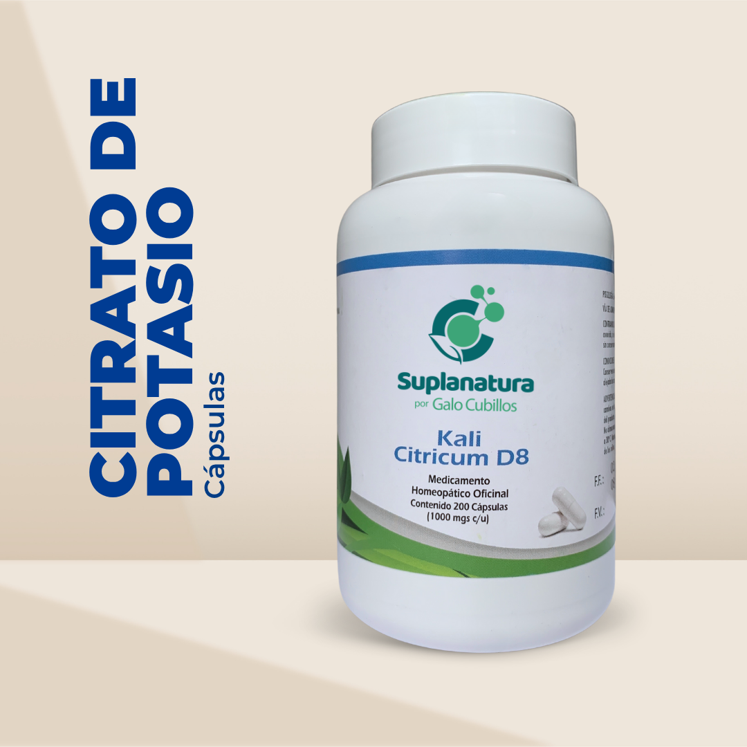 CITRATO DE POTASIO | CÁPSULAS