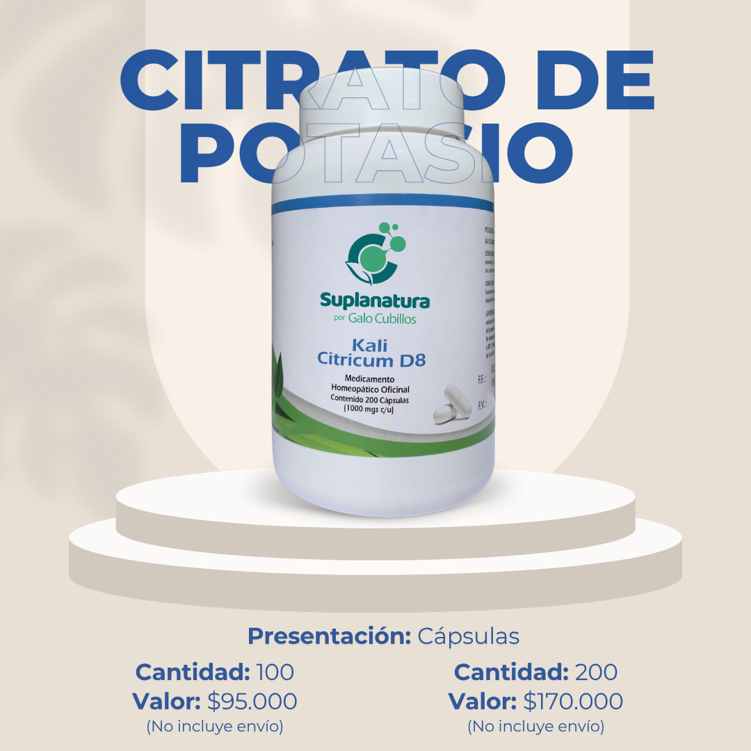 CITRATO DE POTASIO-CÁPSULAS