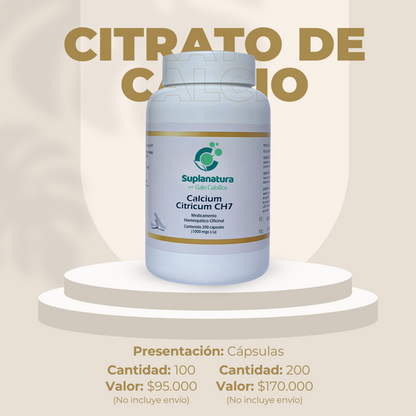 CITRATO DE CALCIO-CÁPSULAS