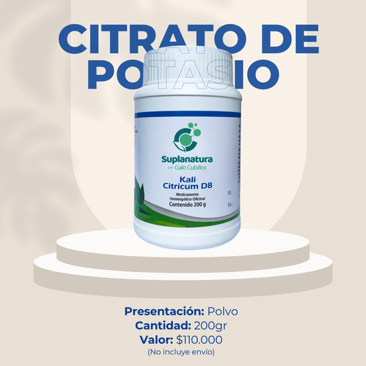 CITRATO DE POTASIO | POLVO