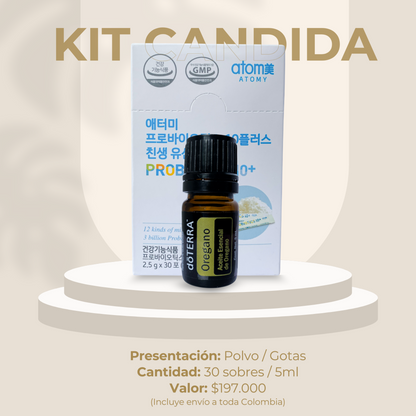 KIT LIMPIEZA HONGO CÁNDIDA