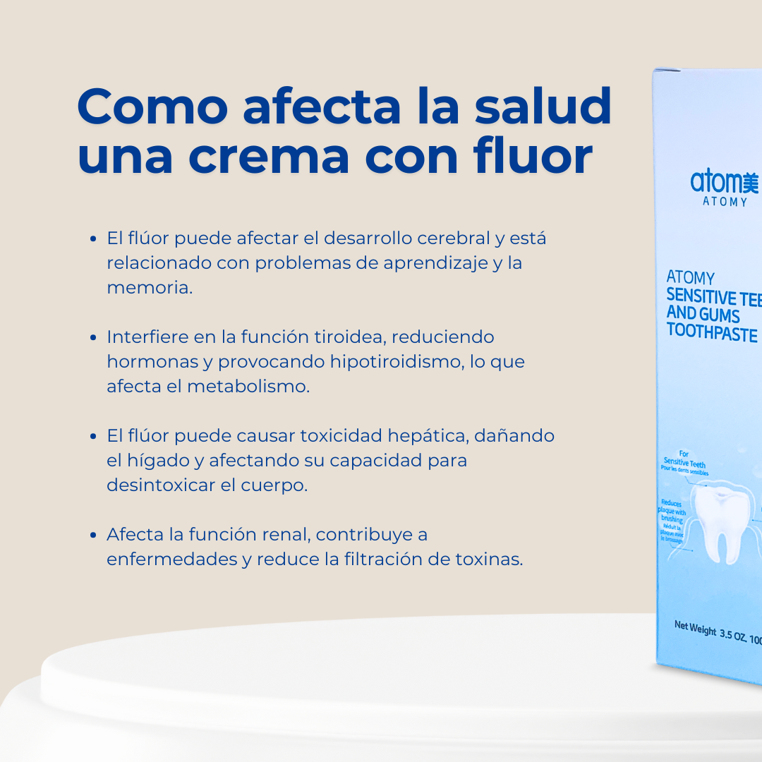 CREMA DENTAL SIN FLUOR