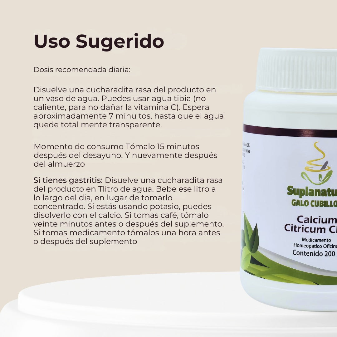 CITRATO DE CALCIO | POLVO