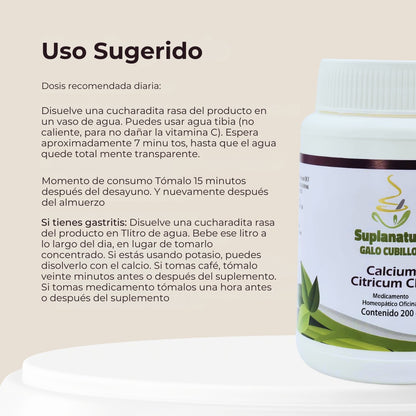CITRATO DE CALCIO | POLVO