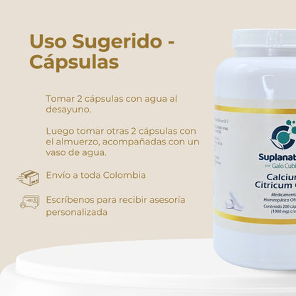 CITRATO DE CALCIO | CÁPSULAS