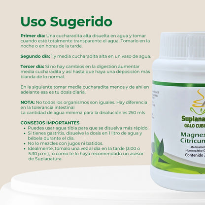 CITRATO DE MAGNESIO | POLVO