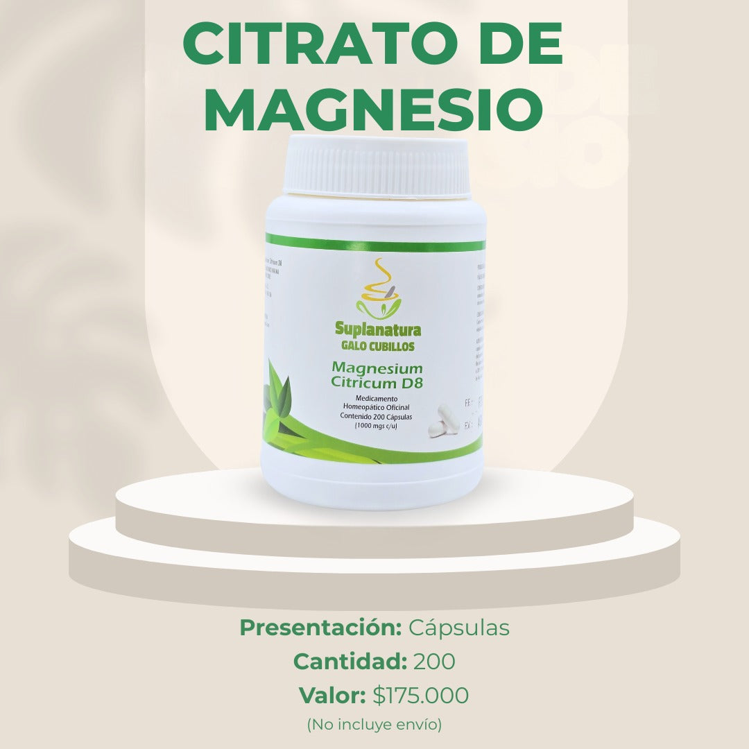 CITRATO DE MAGNESIO | CÁPSULAS