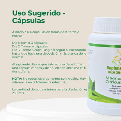 CITRATO DE MAGNESIO | CÁPSULAS