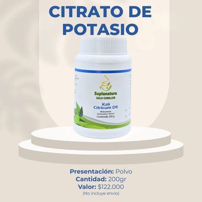 CITRATO DE POTASIO | POLVO