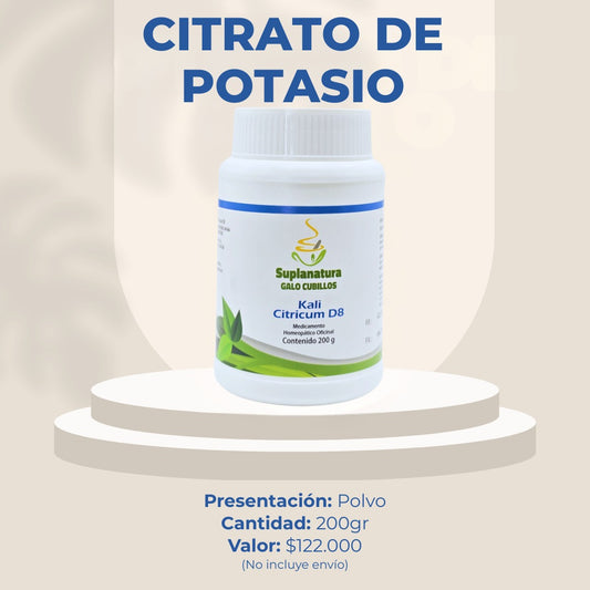CITRATO DE POTASIO | POLVO