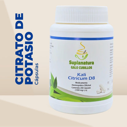 CITRATO DE POTASIO | CÁPSULAS